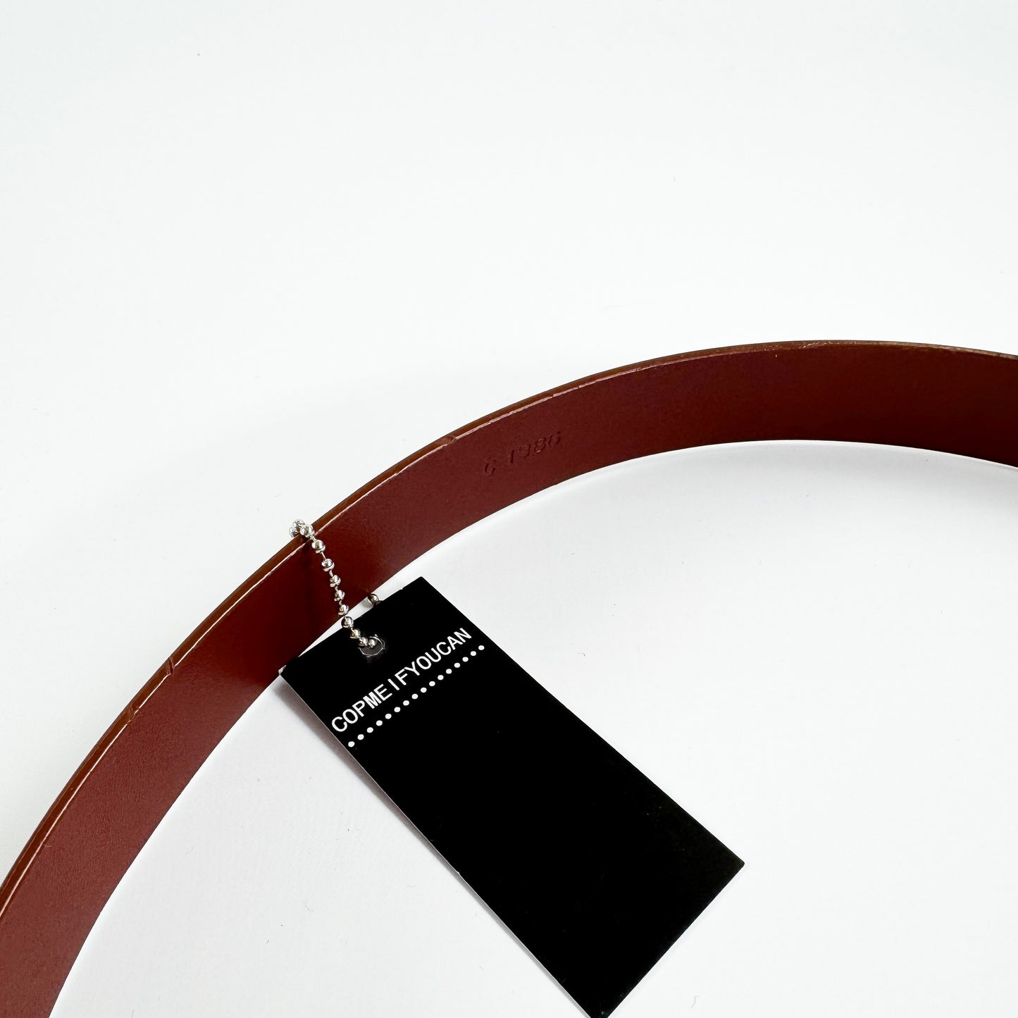 Prada Patent Leather Runway Belt FW1999
