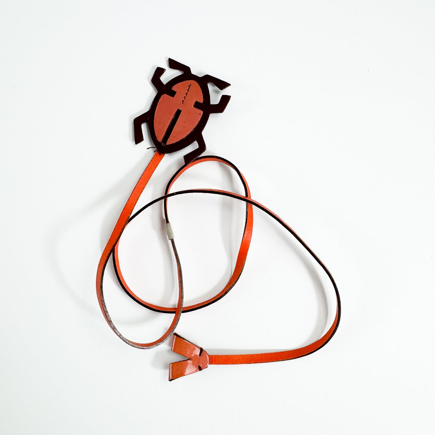 Prada Patent Leather Beetle Charm FW1999