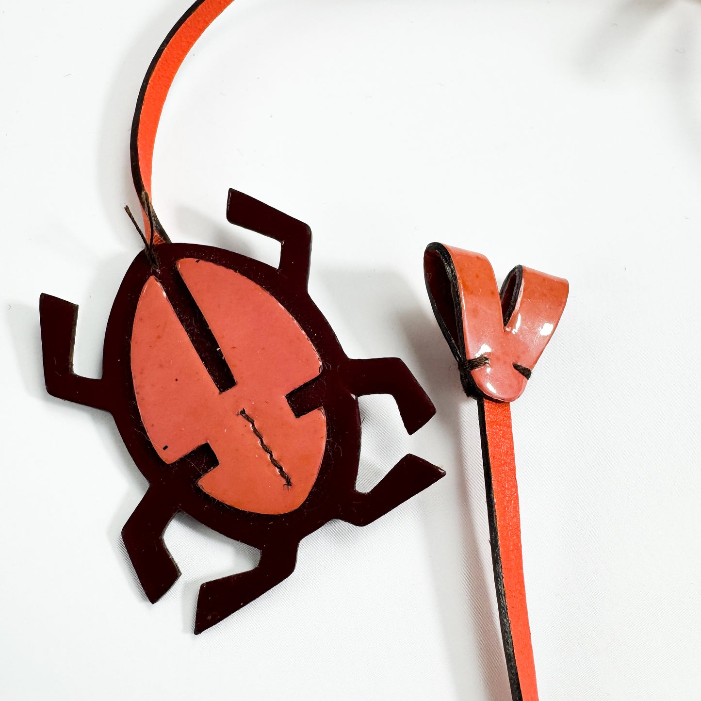 Prada Patent Leather Beetle Charm FW1999