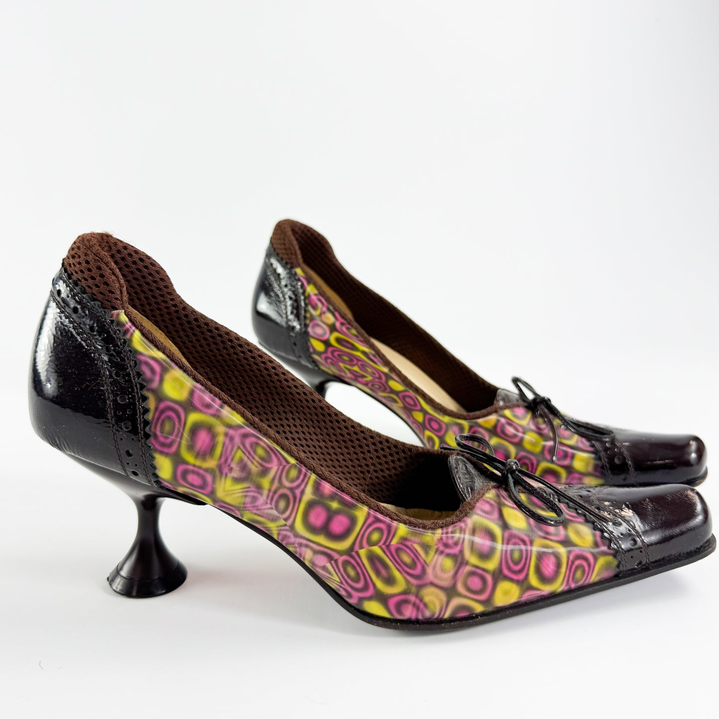 Miu Miu Holographic Patent Leather Heels FW1999