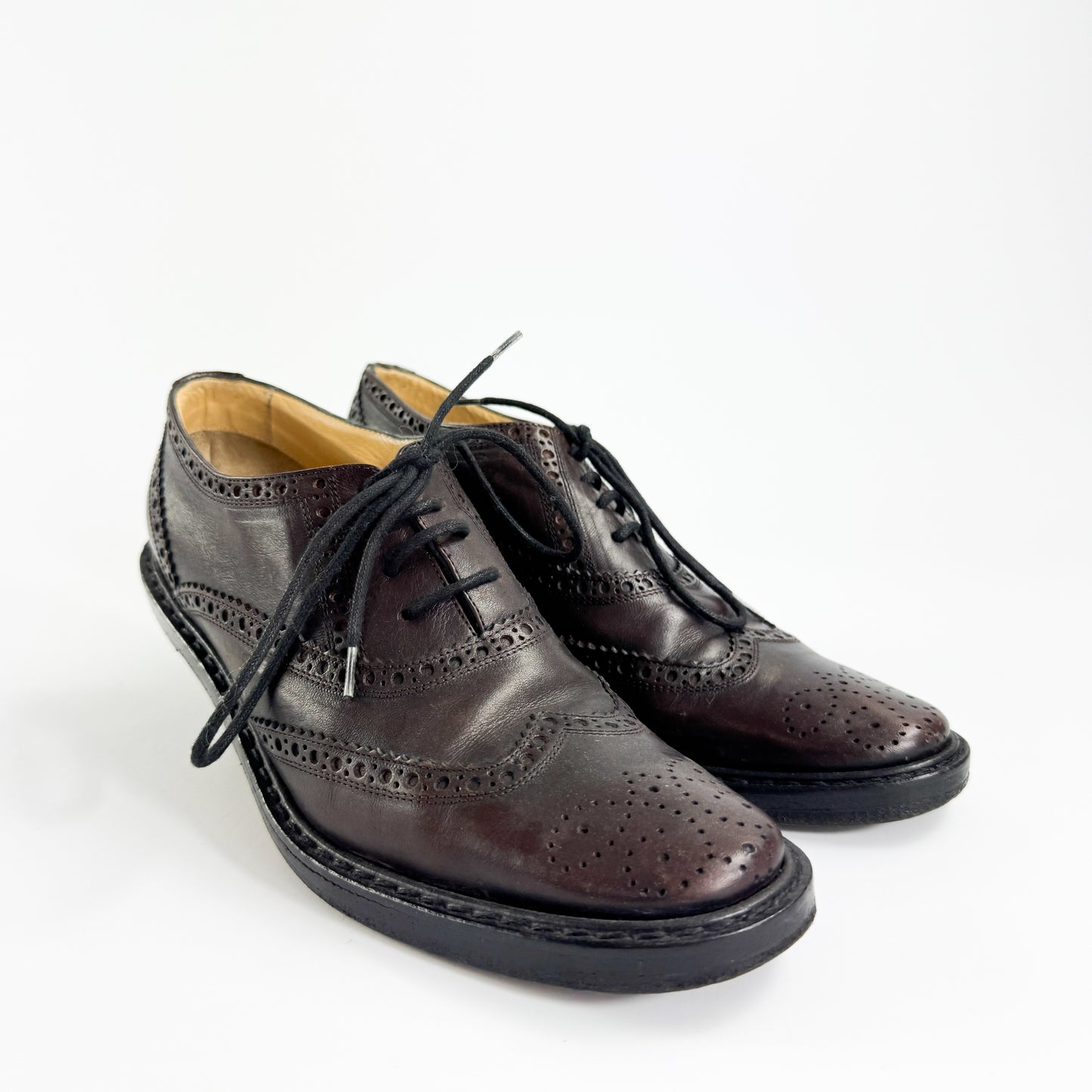 Ann Demeulemeester Kitten Heel Oxfords 2000s