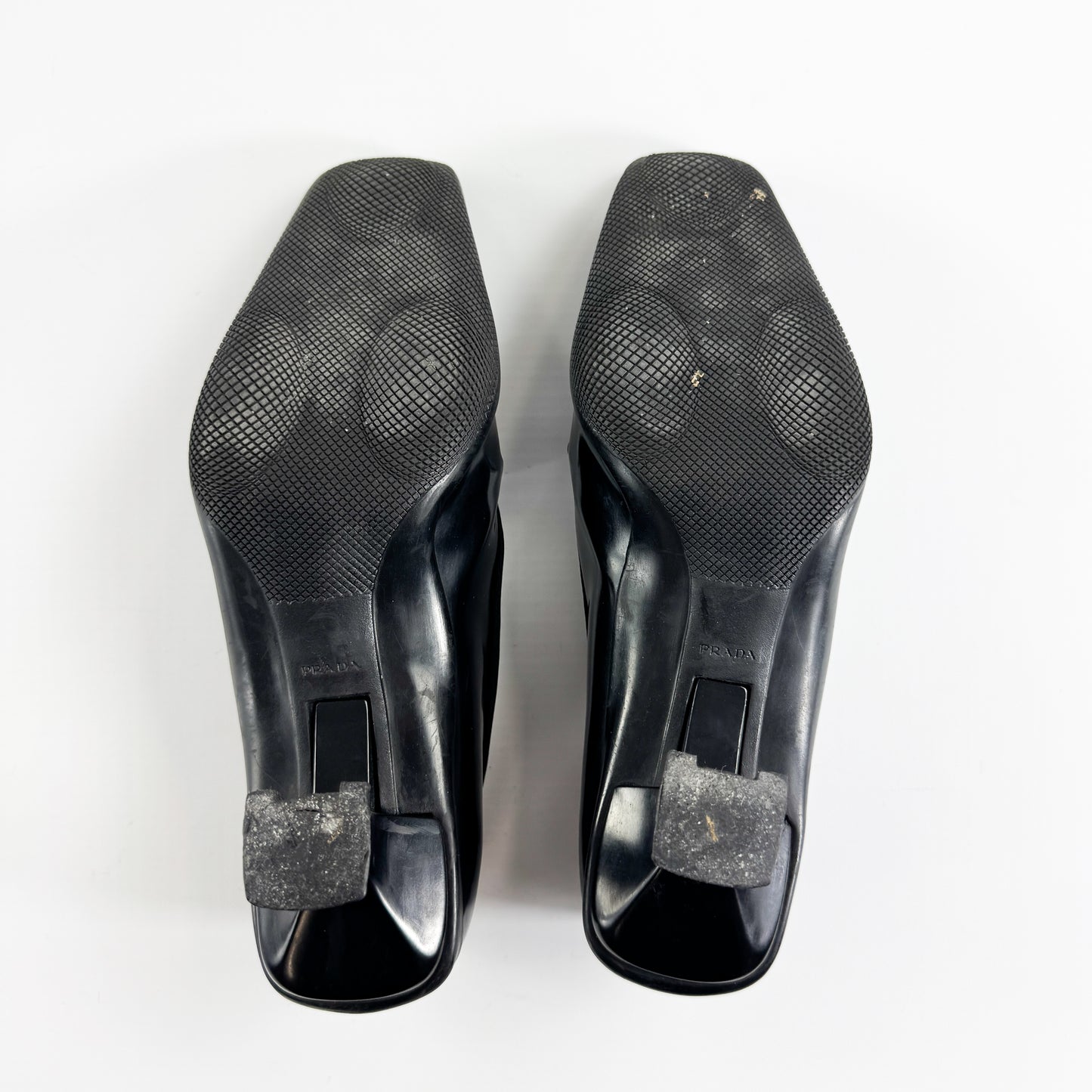Prada Sporty Patent Leather Runway Heels FW1999