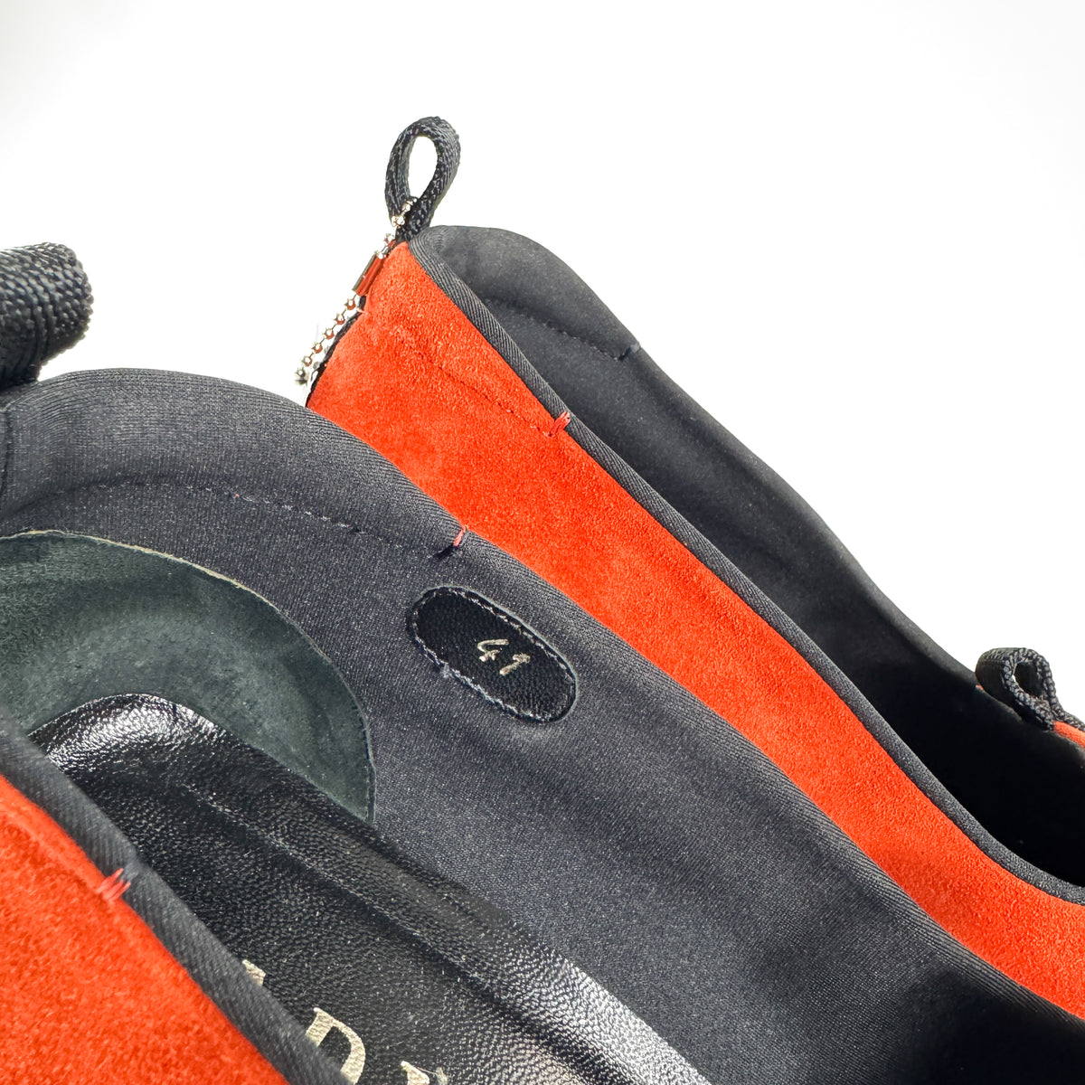 Prada Sporty Suede Leather Runway Heels FW1999