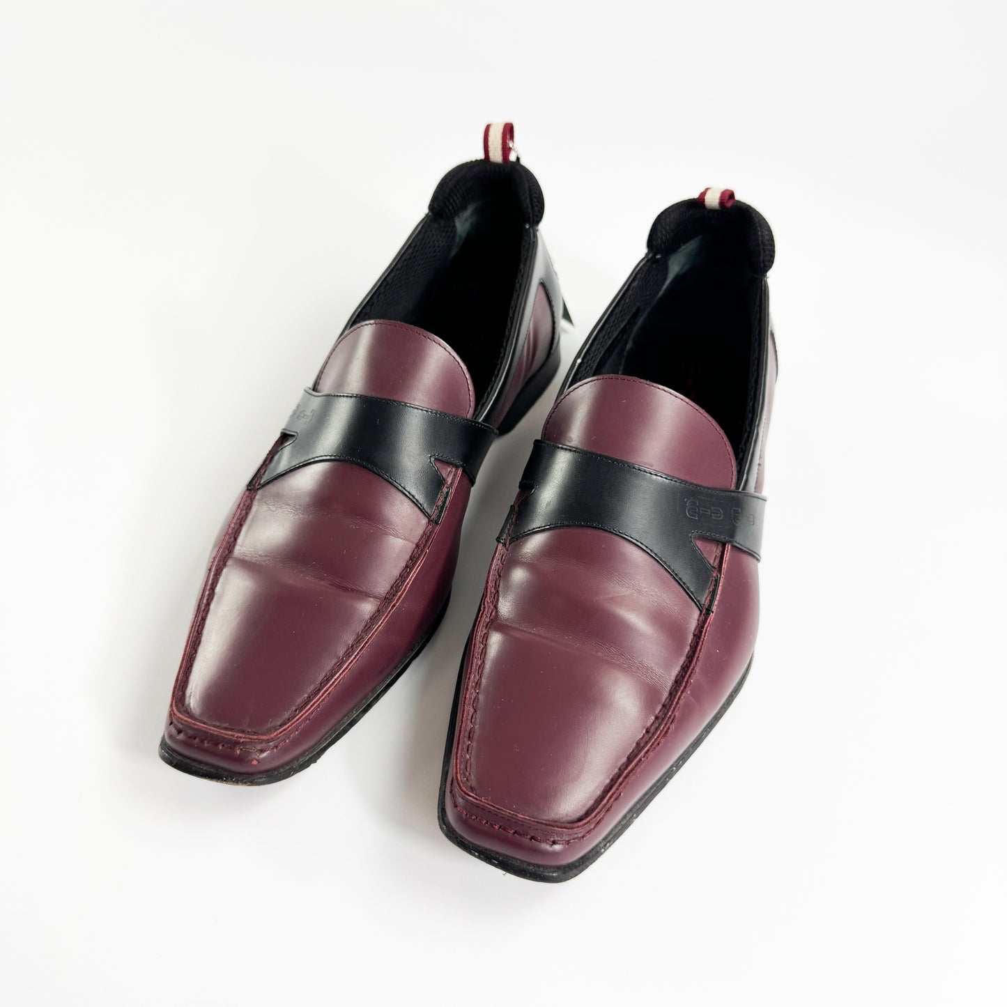 Miu Miu Men's Burgundy Black Sporty Dress Shoes SS2000
