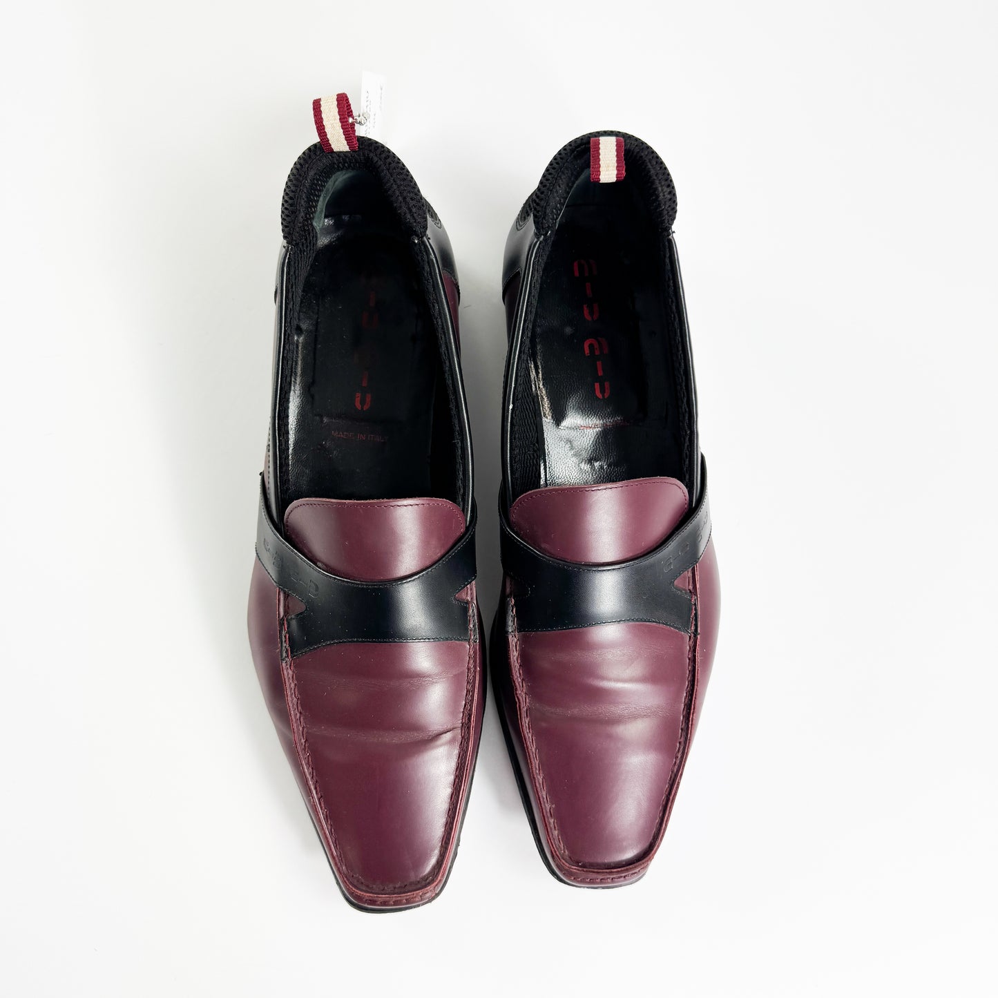 Miu Miu Men's Burgundy Black Sporty Dress Shoes SS2000