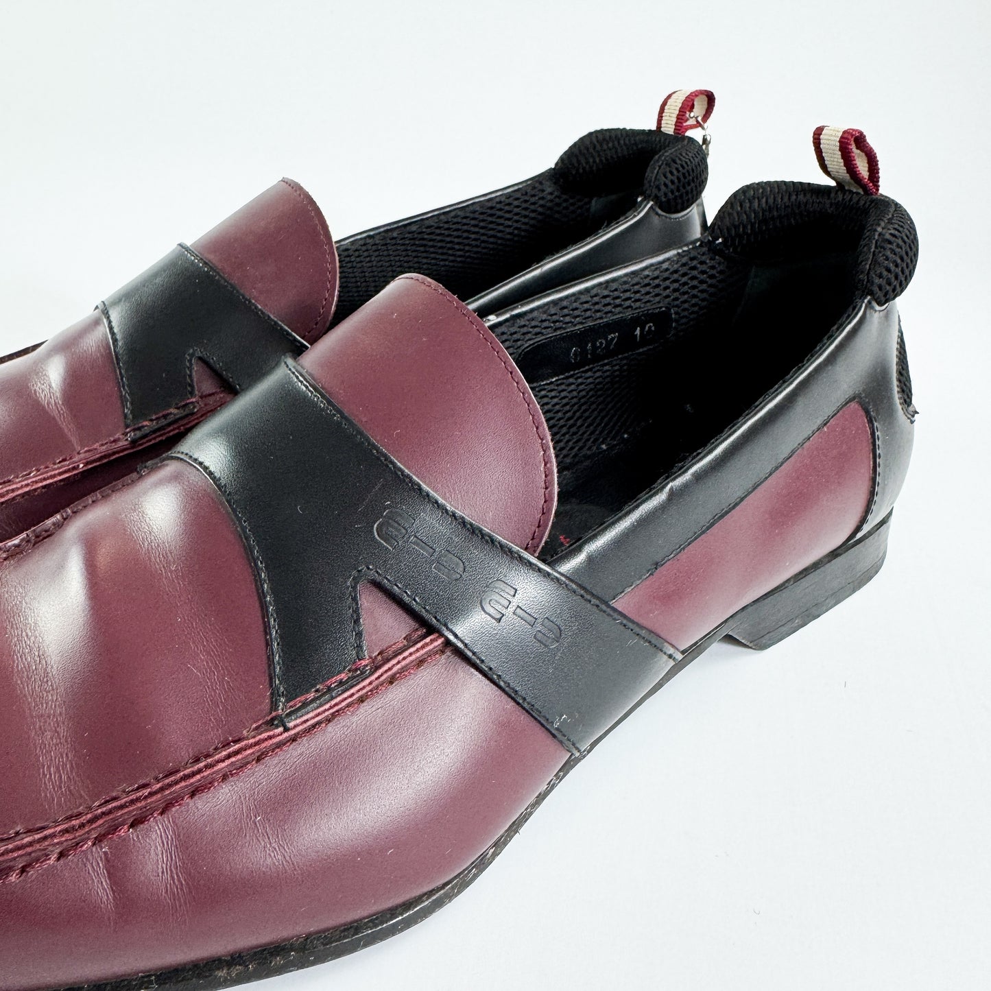 Miu Miu Men's Burgundy Black Sporty Dress Shoes SS2000