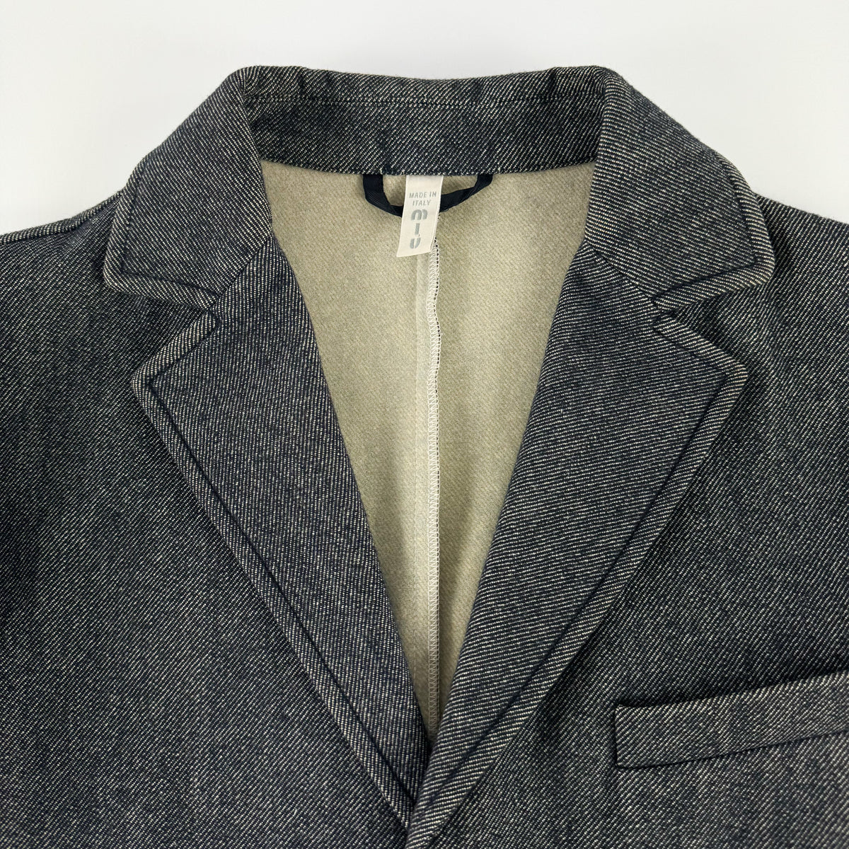 Miu Miu Gray Denim Coat FW2000