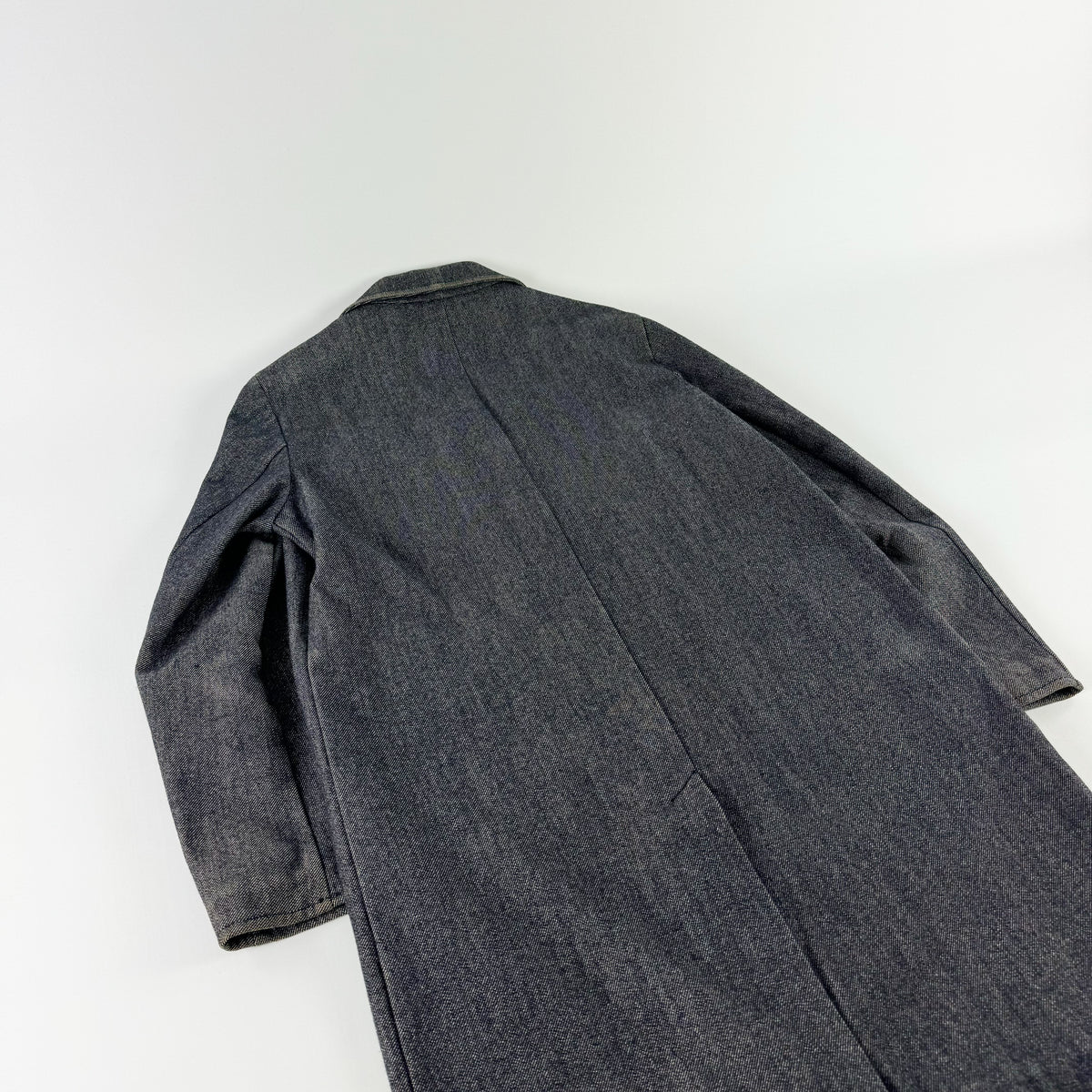 Miu Miu Gray Denim Coat FW2000