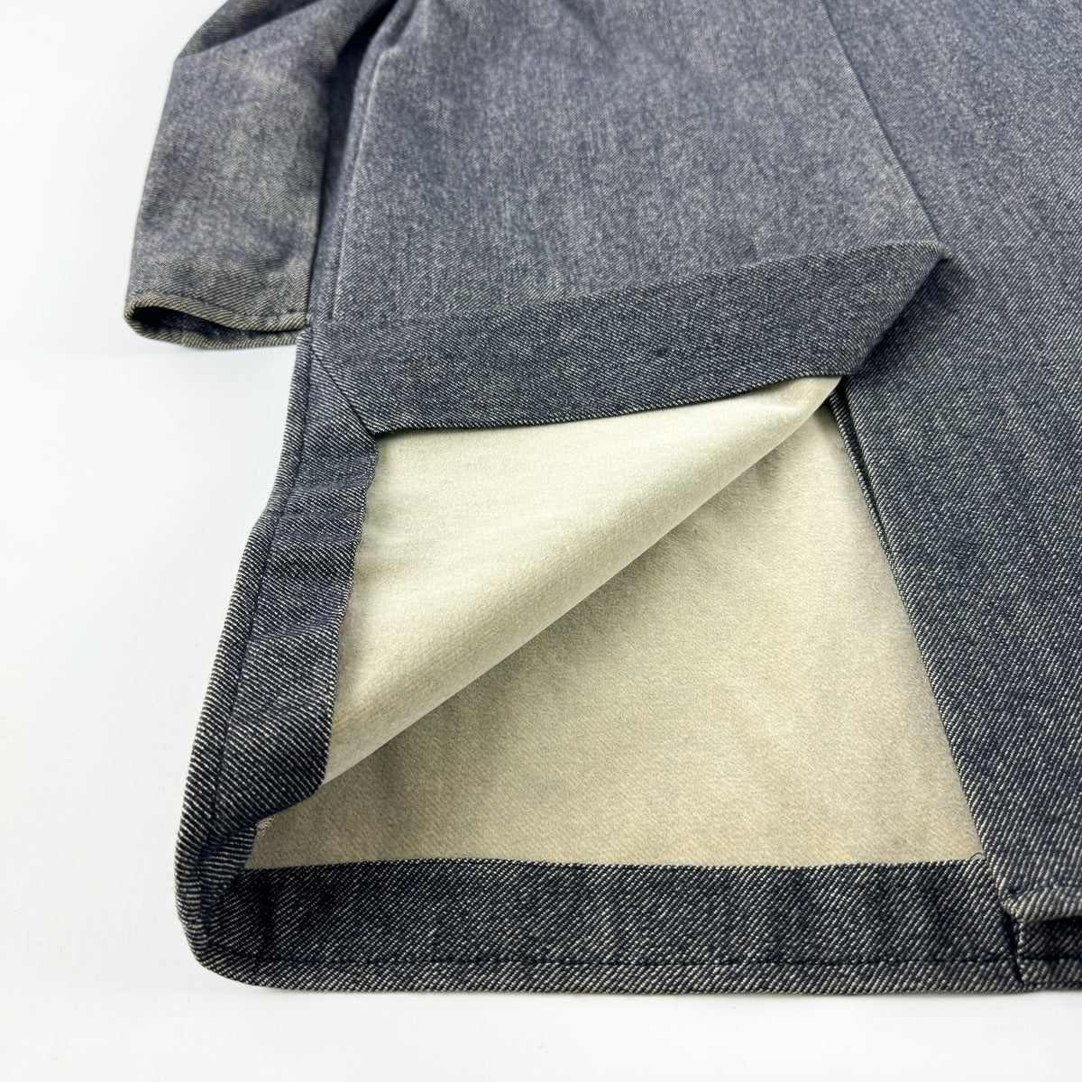 Miu Miu Gray Denim Coat FW2000