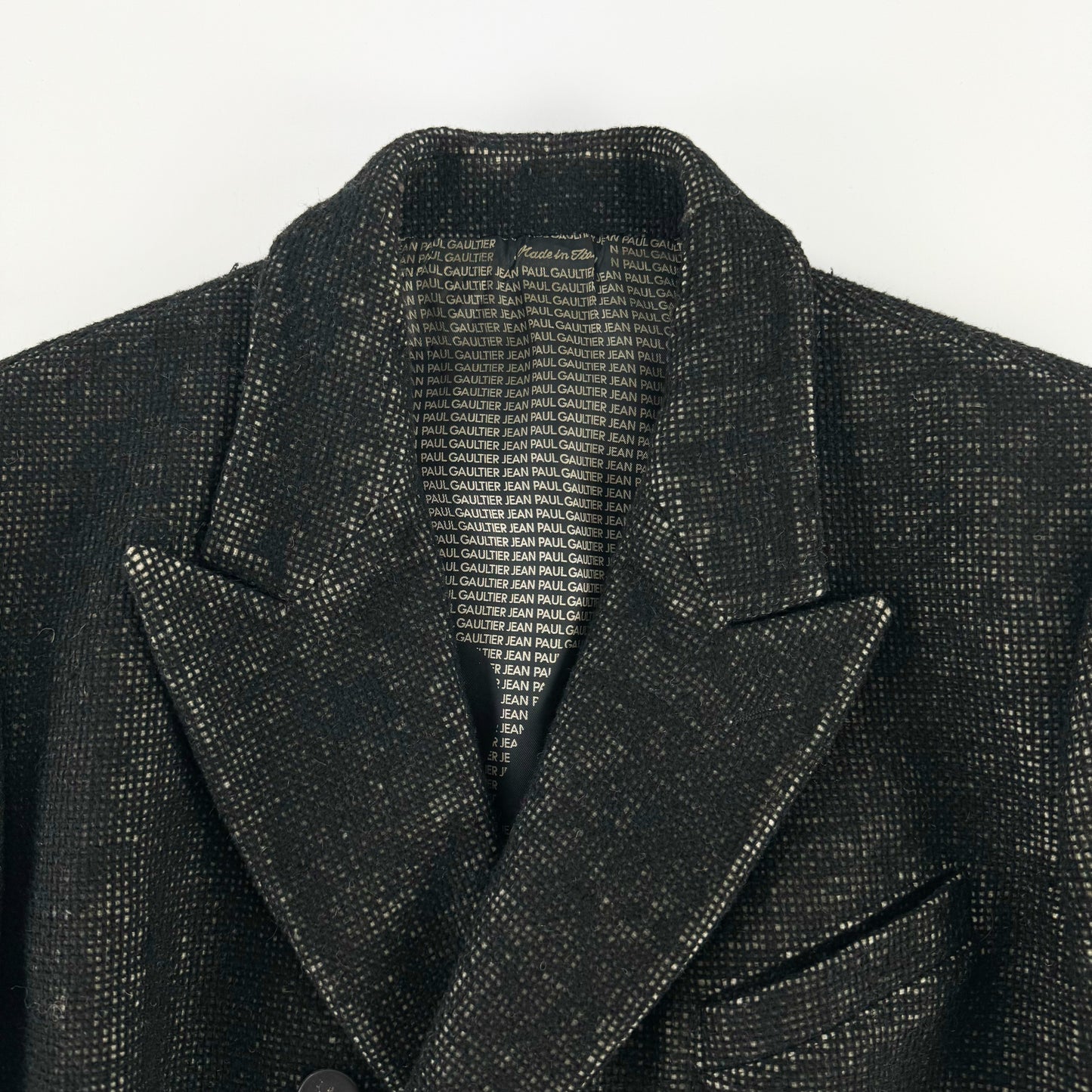 Jean Paul Gaultier Wool Tweed Skirt Suit FW1999