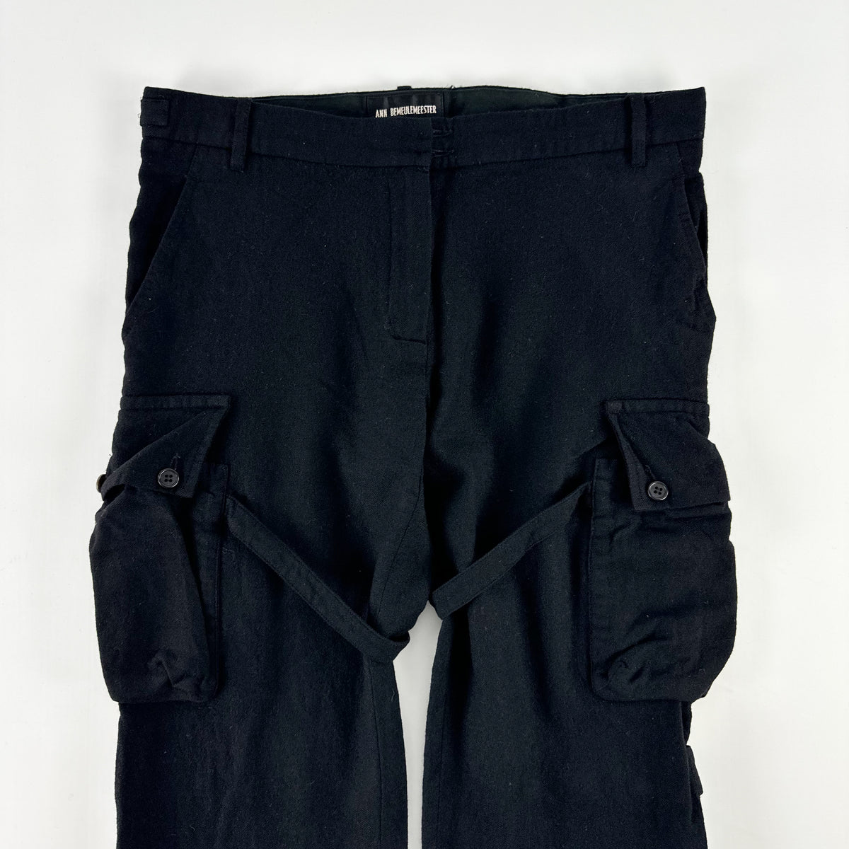 Ann Demeulemeester Wool Cargo Pants FW2002