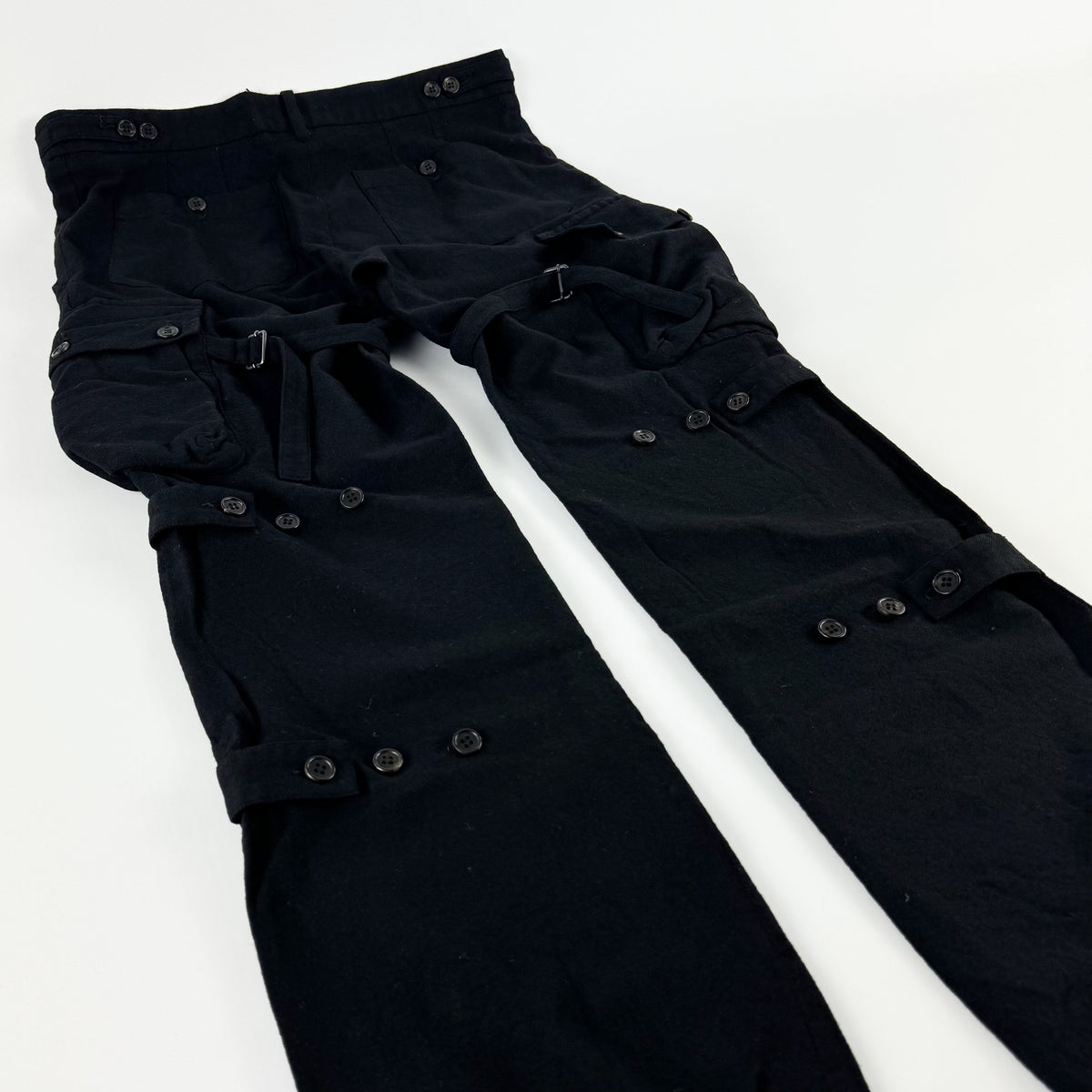 Ann Demeulemeester Wool Cargo Pants FW2002
