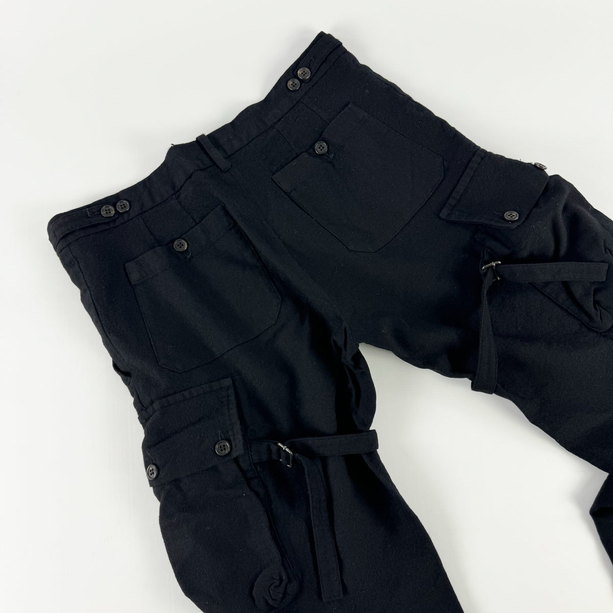 Ann Demeulemeester Wool Cargo Pants FW2002