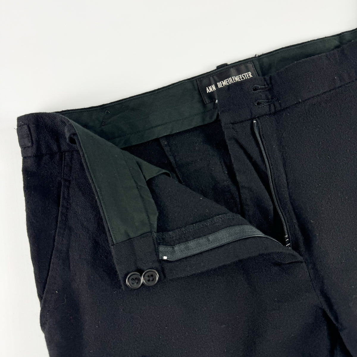 Ann Demeulemeester Wool Cargo Pants FW2002