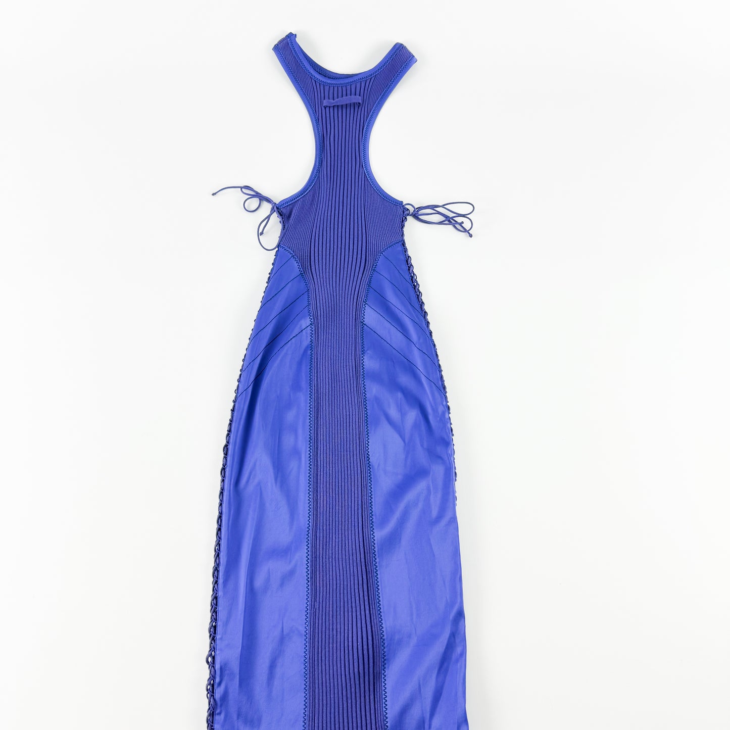 Jean Paul Gaultier Violet Lace-Up Dress SS1992