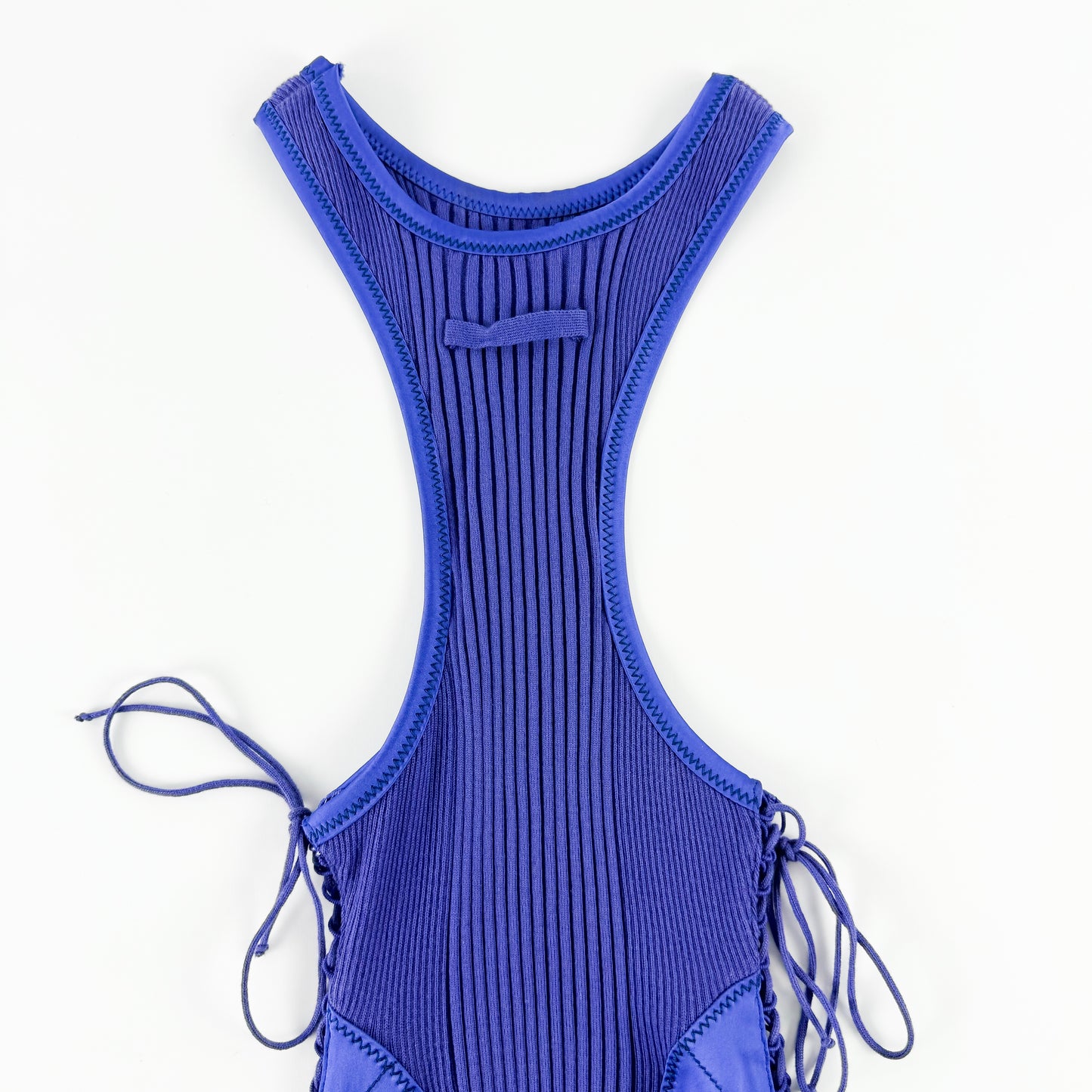 Jean Paul Gaultier Violet Lace-Up Dress SS1992