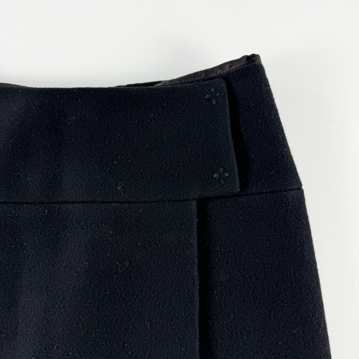 Miu Miu Wool Mini Wrap Skirt FW1998