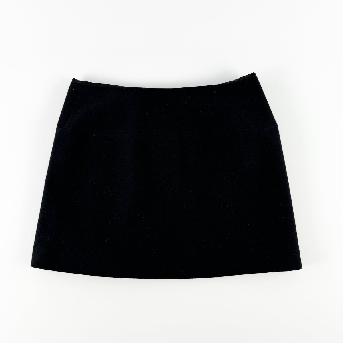 Miu Miu Wool Mini Wrap Skirt FW1998