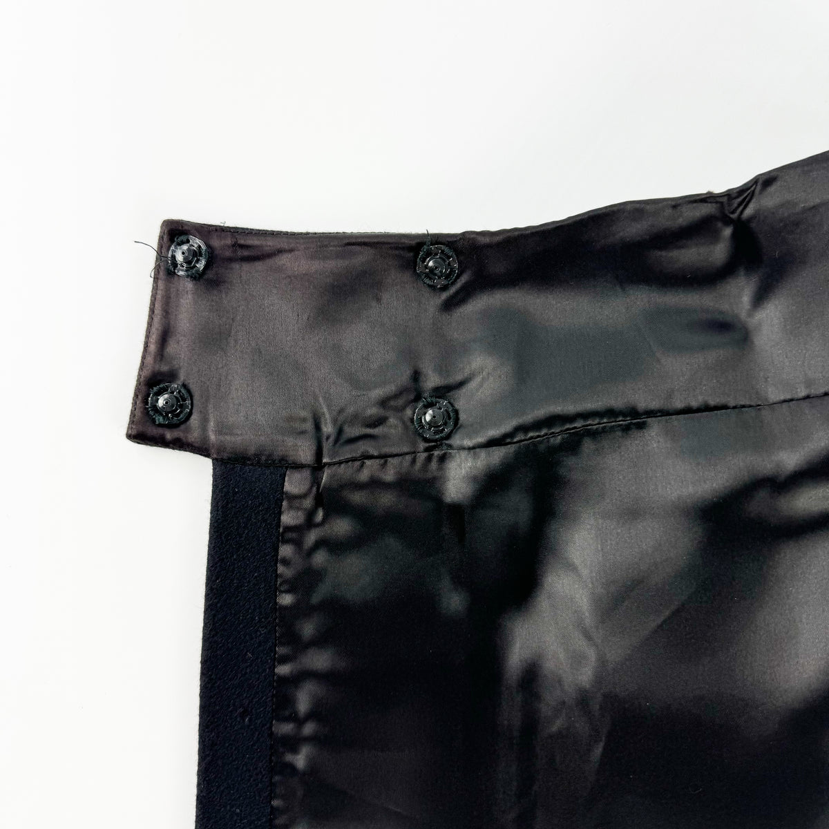 Miu Miu Wool Mini Wrap Skirt FW1998