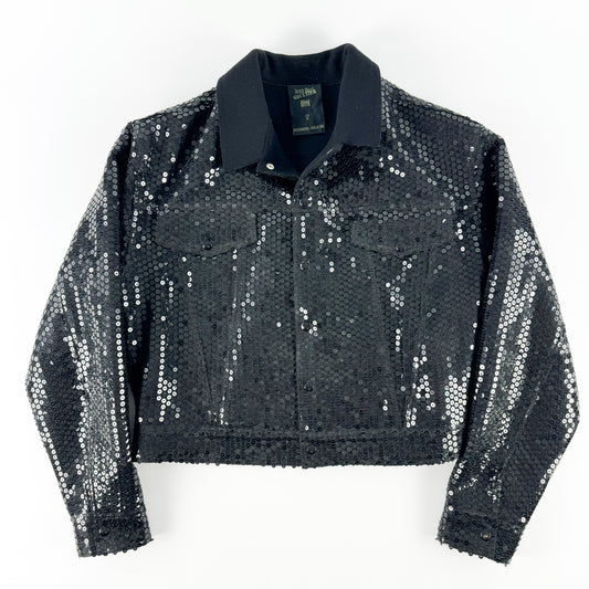 Jean Paul Gaultier Homme Sequin Trucker Jacket FW1989