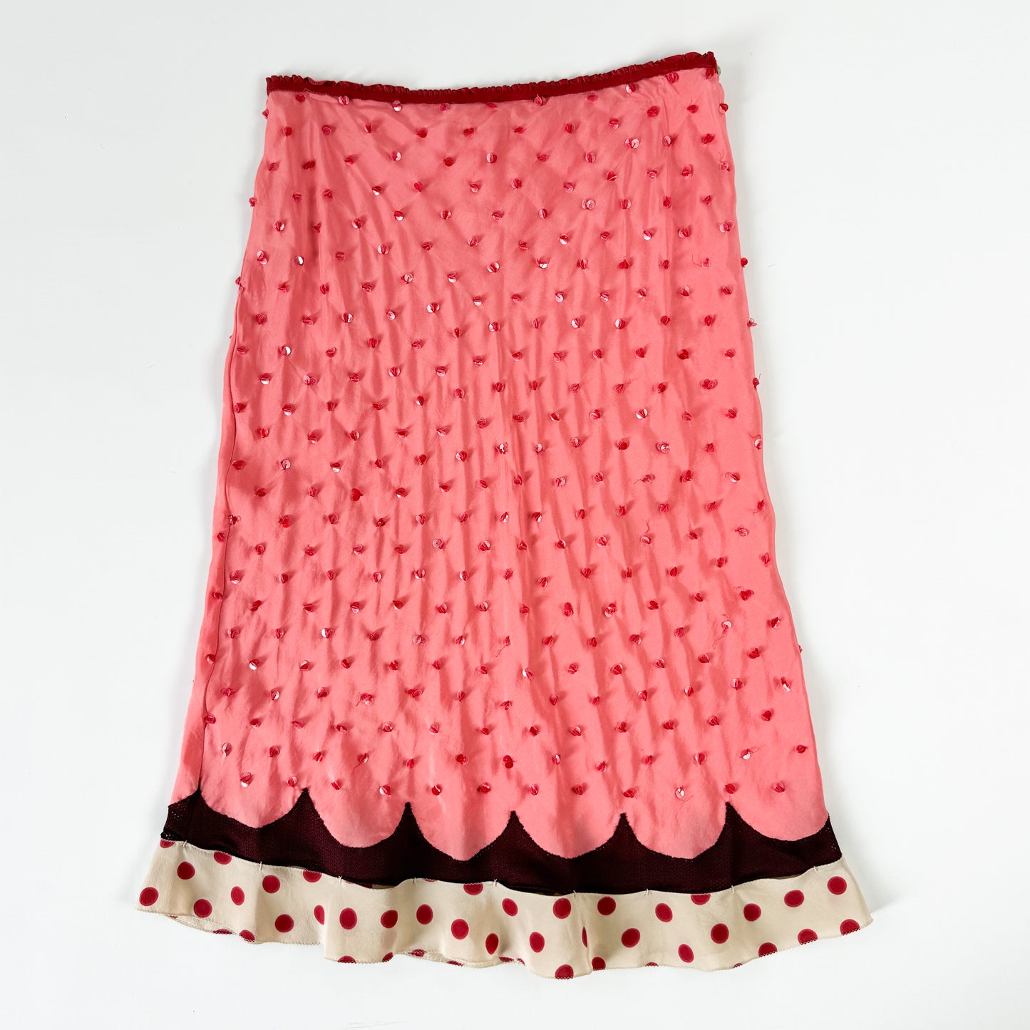 Prada Sequin Strawberry Skirt SS2000