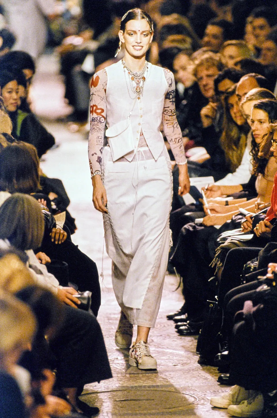 Jean Paul Gaultier Floral Waist Coat SS1994