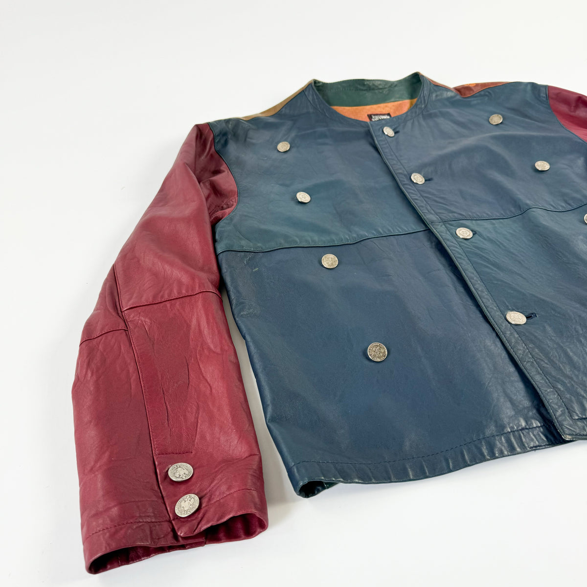 Jean Paul Gaultier Lion & Castle Leather Jacket SS1986