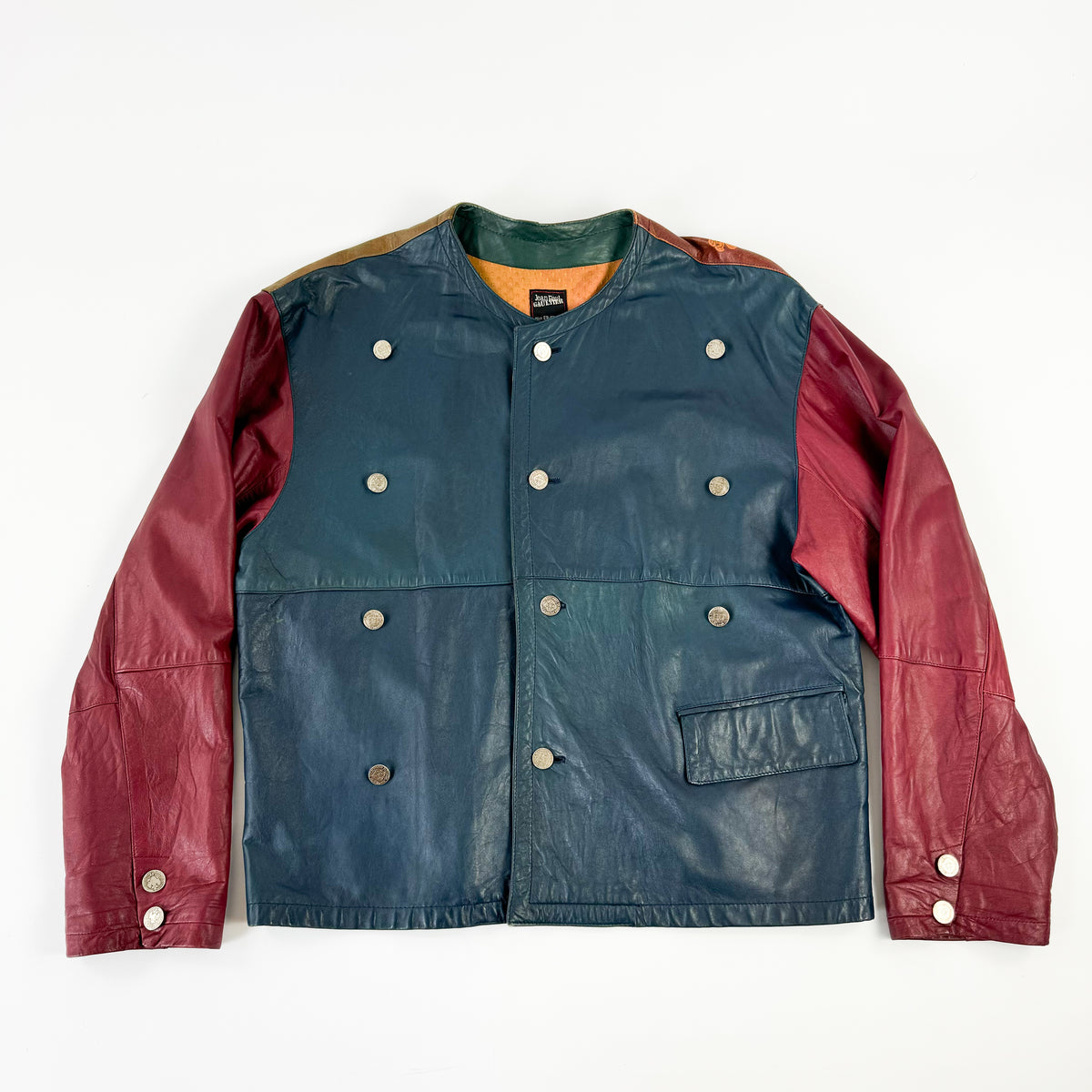 Jean Paul Gaultier Lion & Castle Leather Jacket SS1986