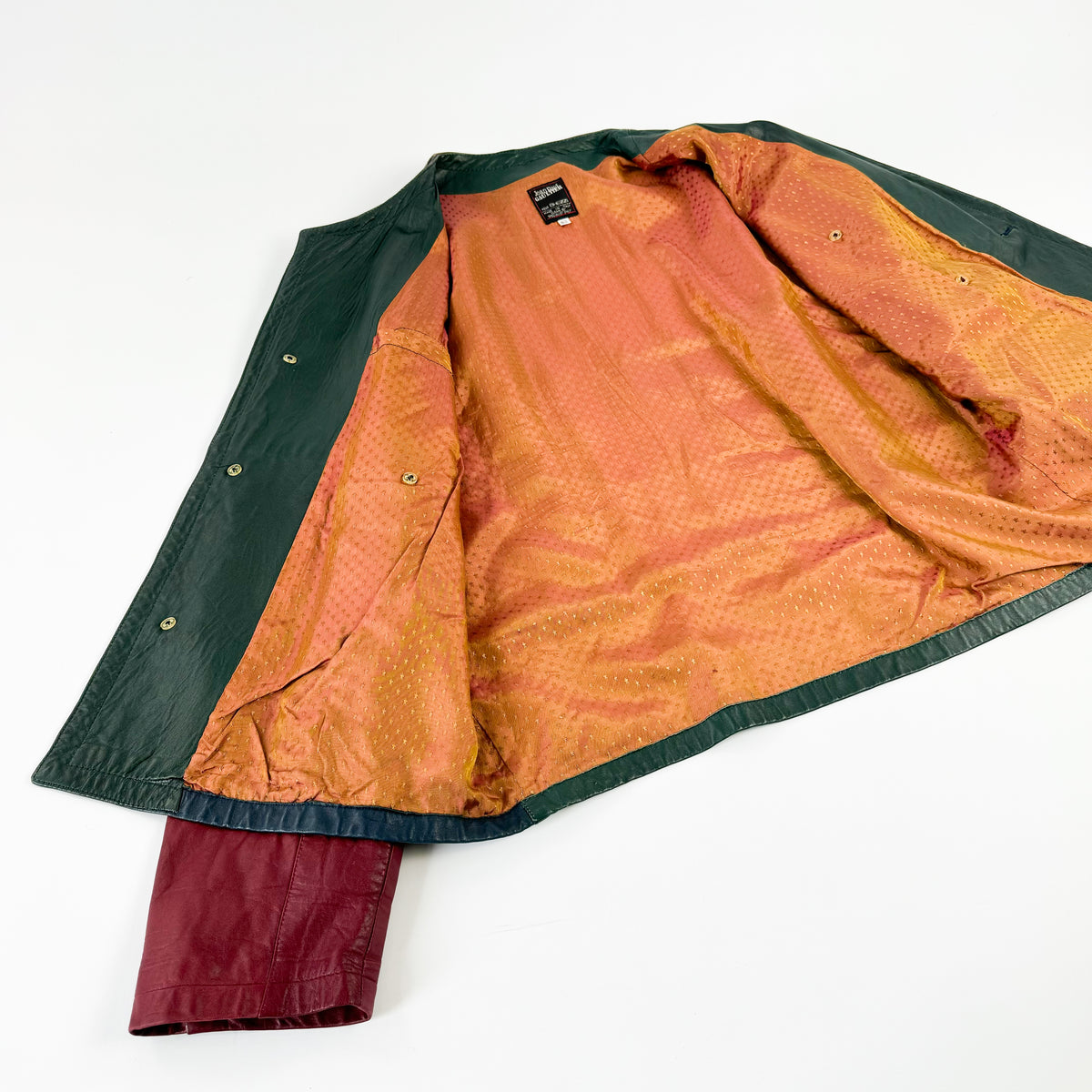 Jean Paul Gaultier Lion & Castle Leather Jacket SS1986