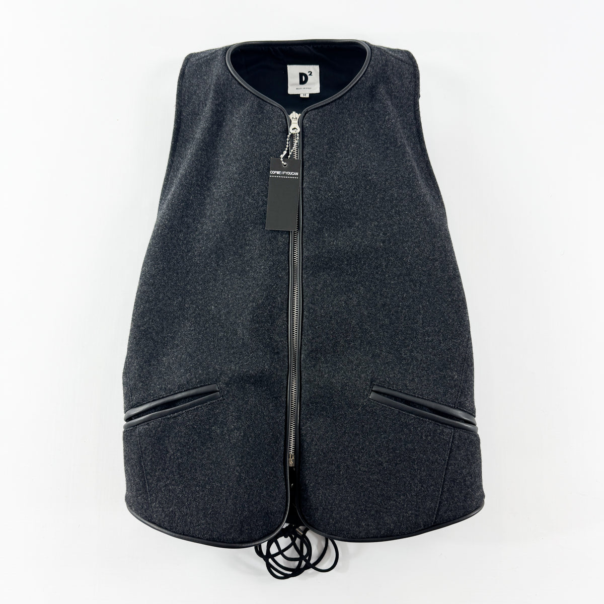 Dsquared2 D2 Backpack Wool Vest 1990s