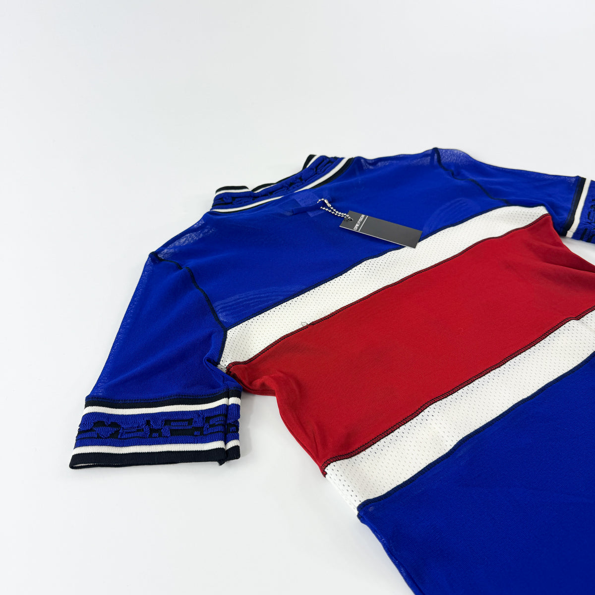 Jean Paul Gaultier Butterfly Polo Mesh T-Shirt 2000s