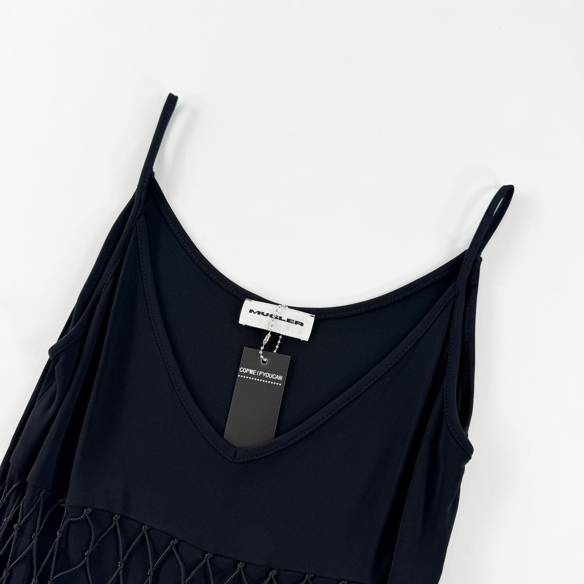 Mugler Camisole with Beaded Fringe 2000s