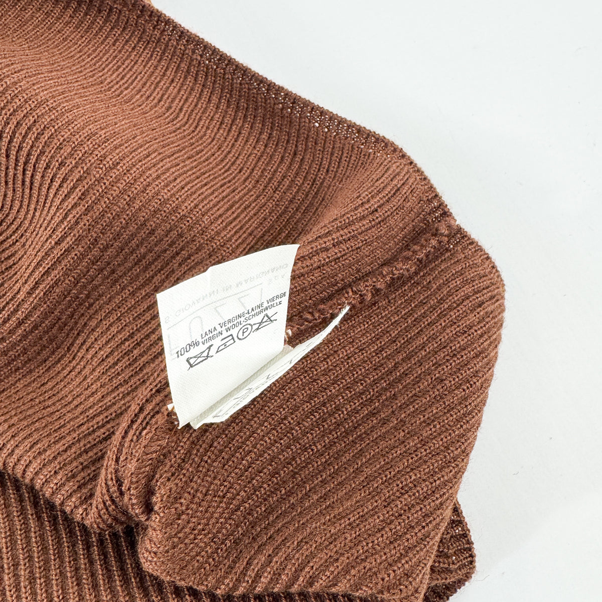 Jean Paul Gaultier Wool Polo with Metal Pendant FW1992