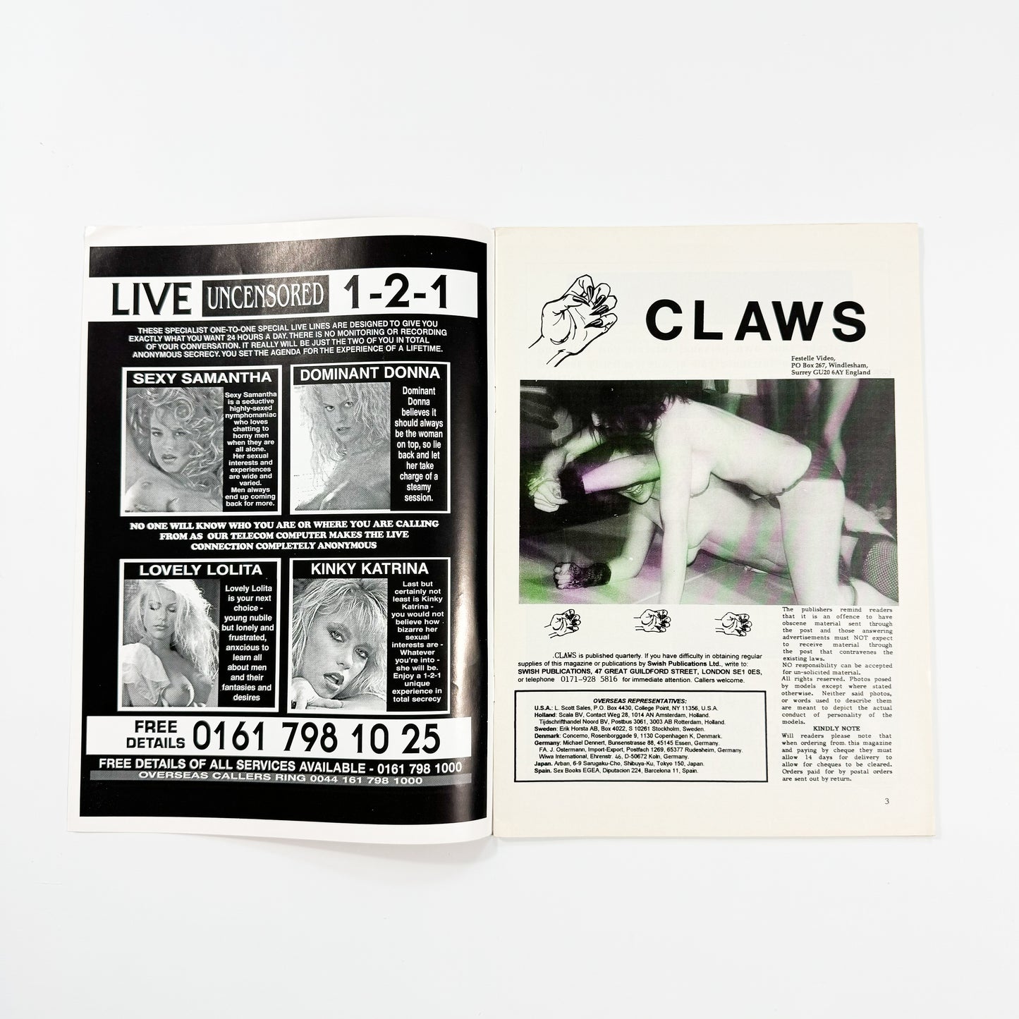 Claws No.65, 1992