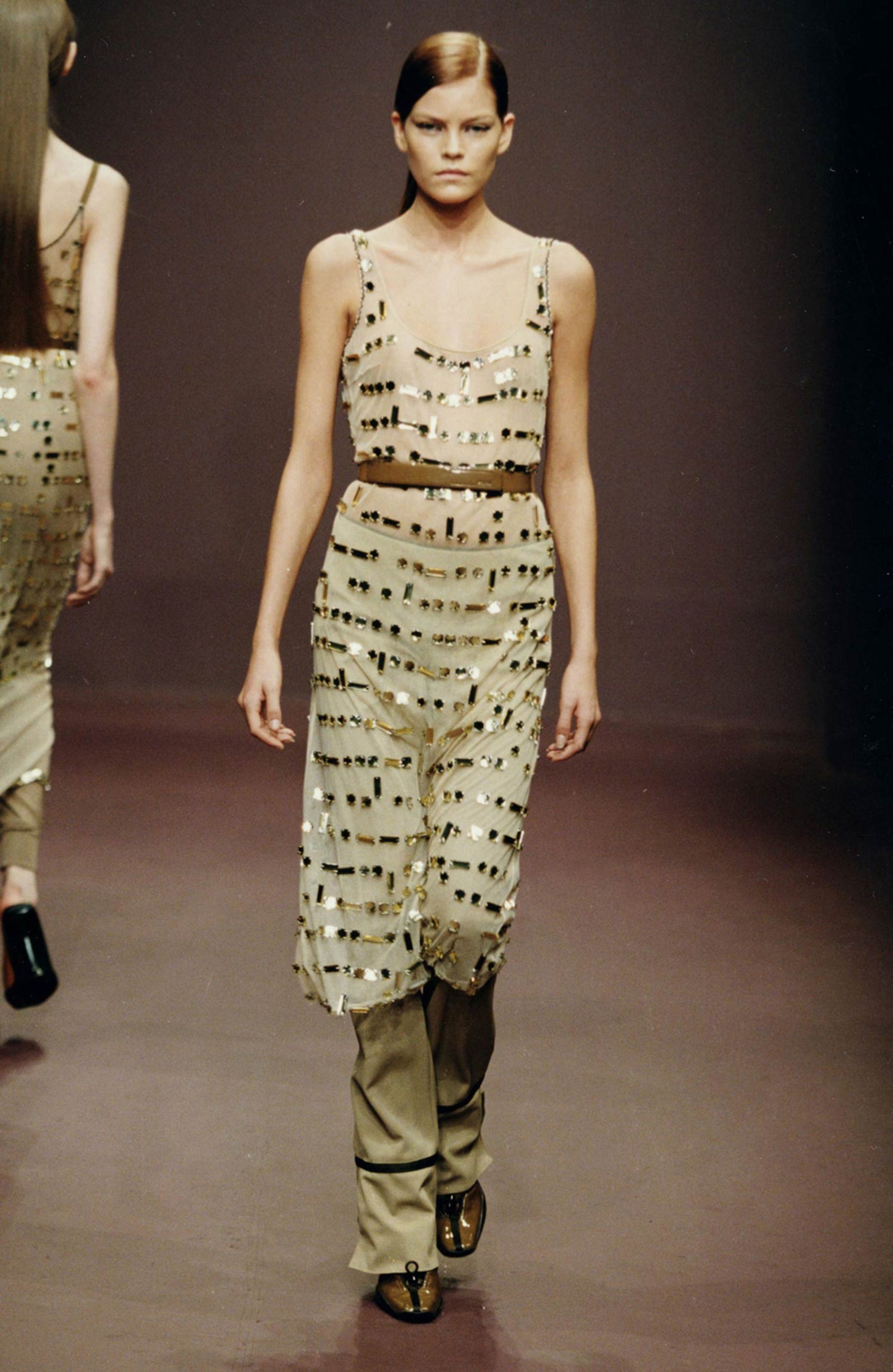 Prada Patent Leather Runway Belt FW1999