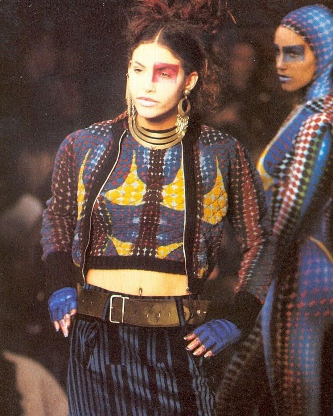 Jean Paul Gaultier Cyberdot Wool Jacket FW1995