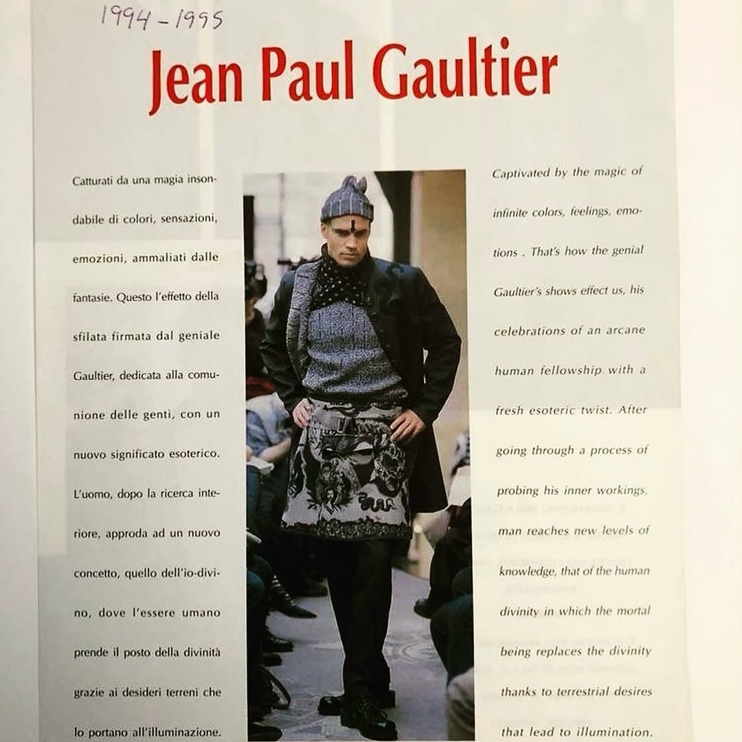 Jean Paul Gaultier "Heraldry" Satin Waist Coat Vest FW1994