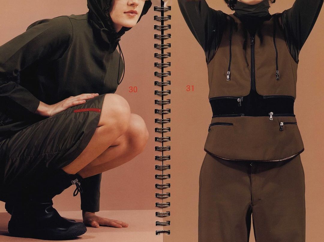 Prada Nylon Tech Skirt FW1999