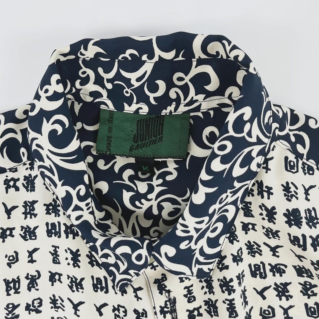 Jean Paul Gaultier Chinese Lettering Button Up SS1994