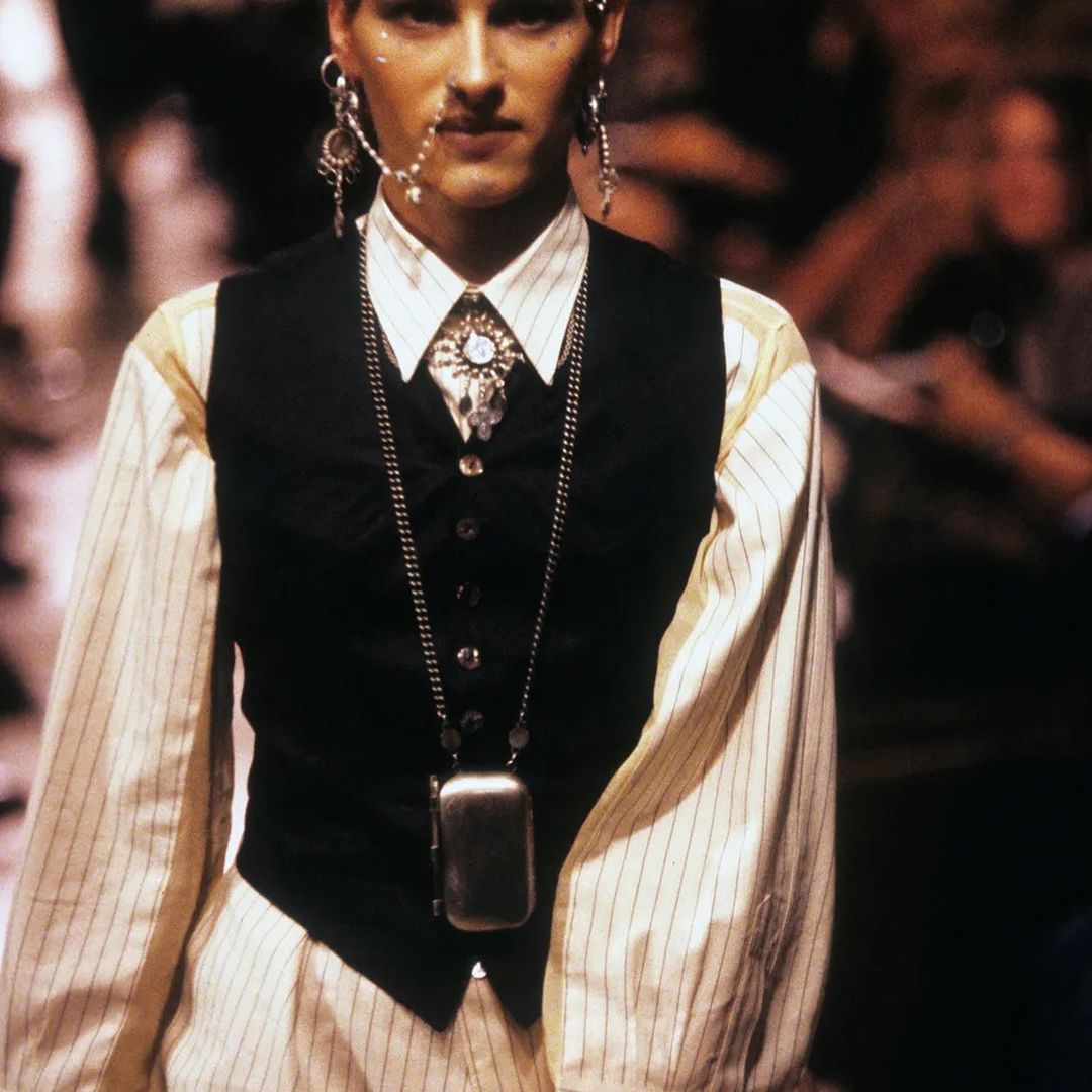 Jean Paul Gaultier Homme Cropped Waist Coat SS1994