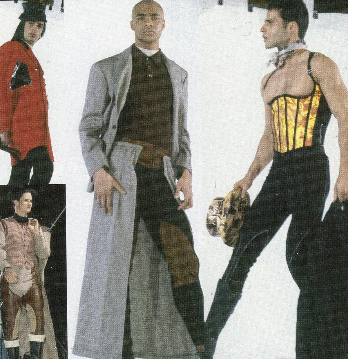 Jean Paul Gaultier Wool Polo with Metal Pendant FW1992