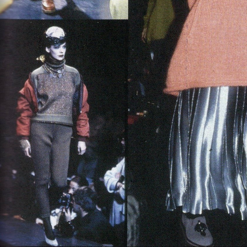 Jean Paul Gaultier Metallic Knit Set FW1985