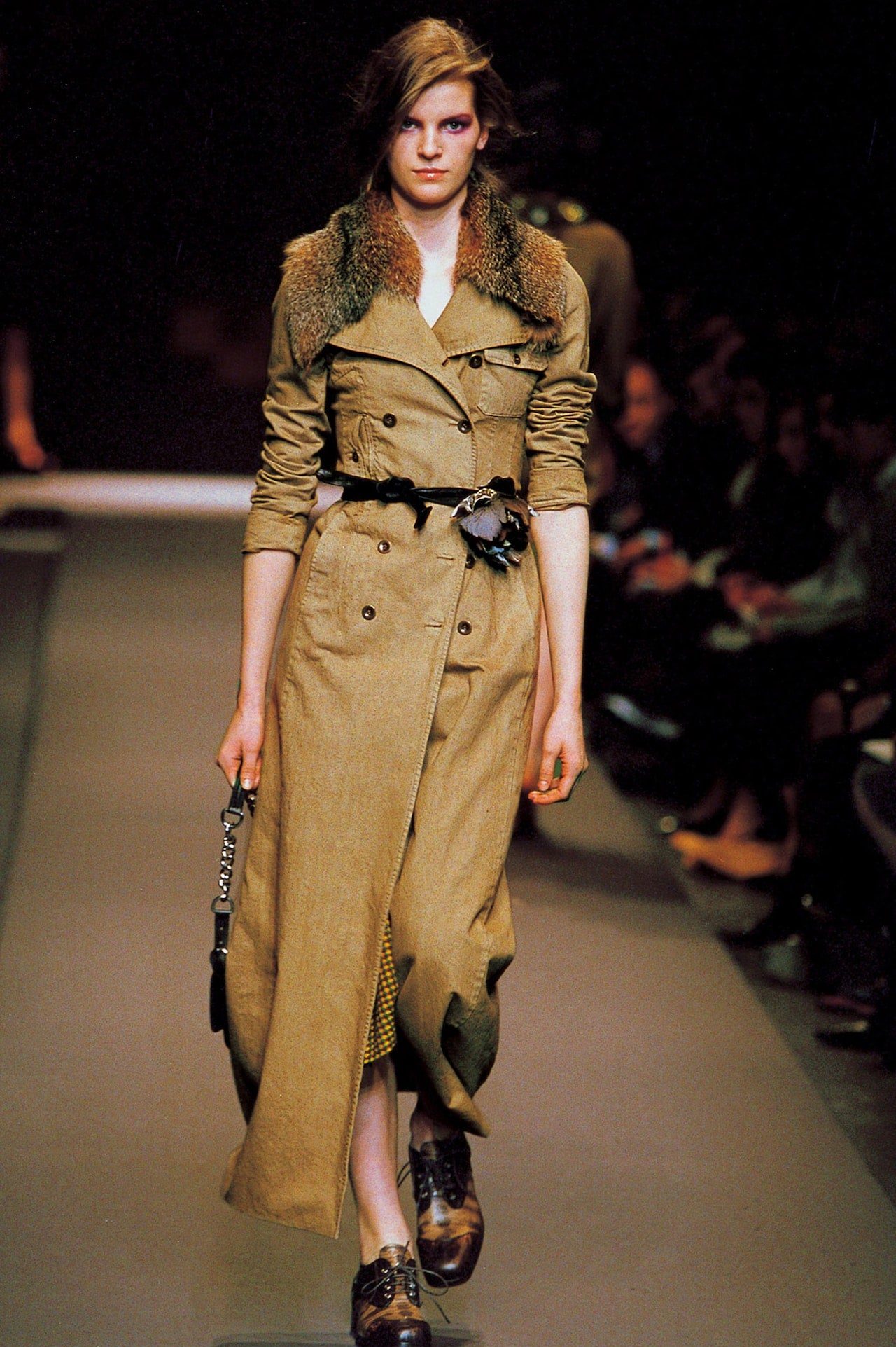 Miu Miu Cowboy Jaqcuard Shoulder Bag FW2004