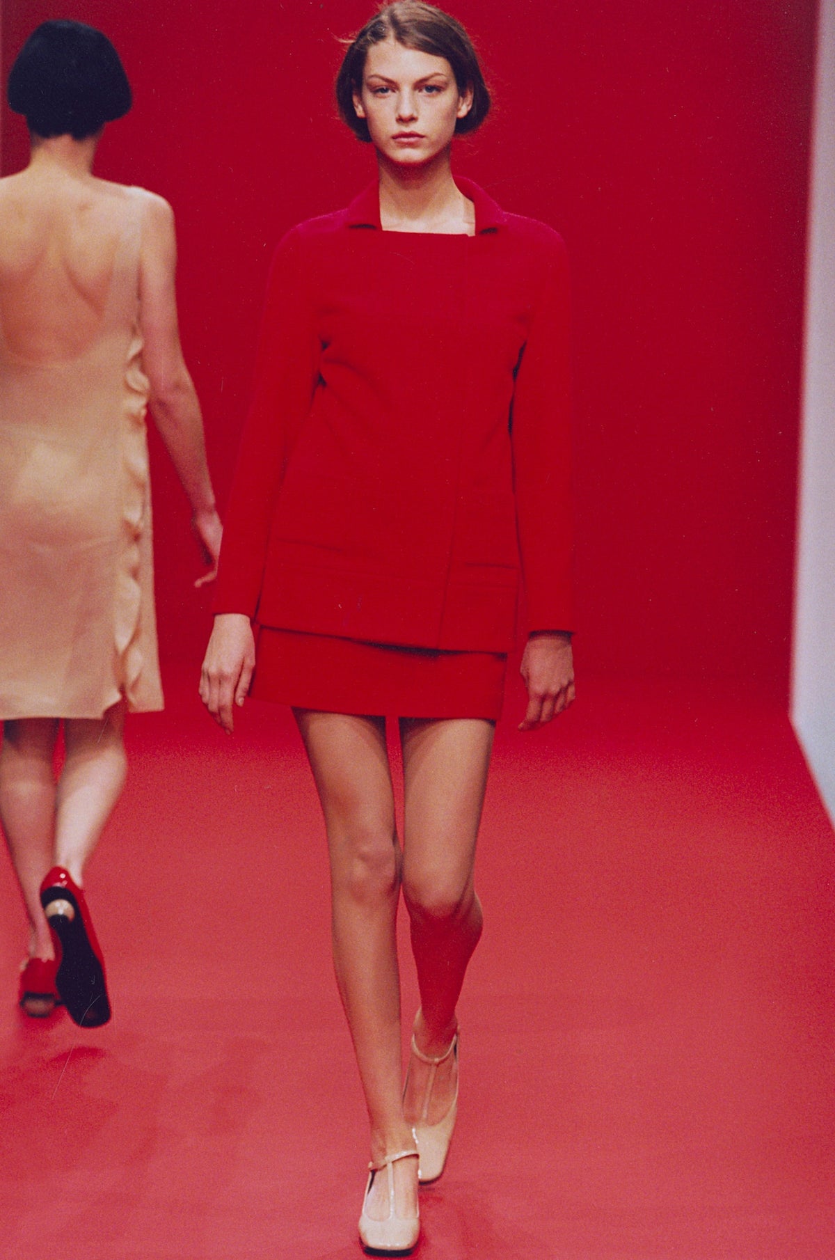 Miu Miu Wool Mini Wrap Skirt FW1998