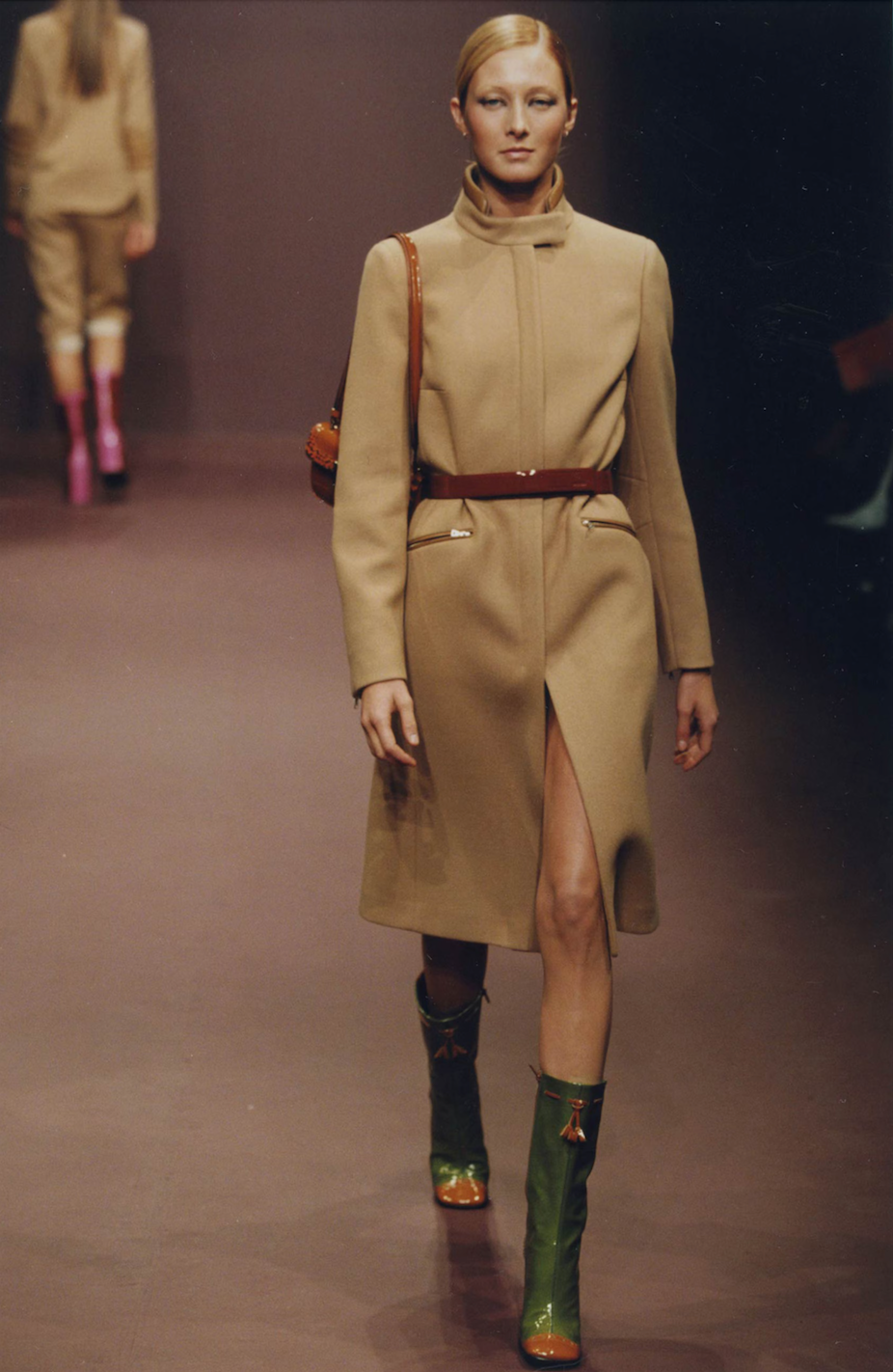 Prada Leather Biker Coat FW1999
